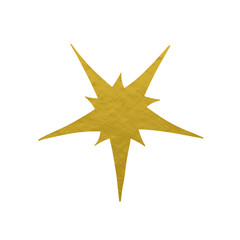 Obraz premium Gold Metallic Star