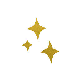 Gold Metallic Star