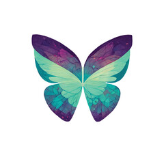 Butterfly isolated on white background. Butterfly vector illustration