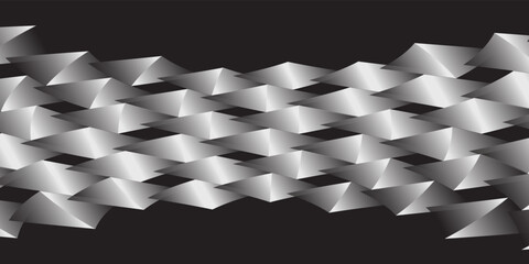 Luxury silver triangle background