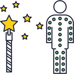 Video film production special effect vector icon