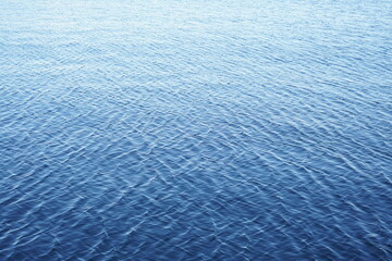 blue water surface background.
