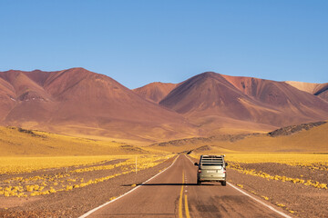 Camperevan 4x4 in San Francisco Pass corridor Catamarca and Chile © JoseMaria