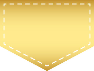 Gold Price Tag with Dot