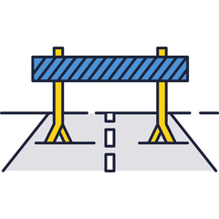 Steeplechase running sport icon vector on white