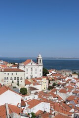Fototapeta premium city old town in Lisbon 