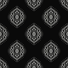 seamless black and white pattern