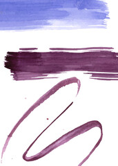 Hand-drawn abstract water color picture 200