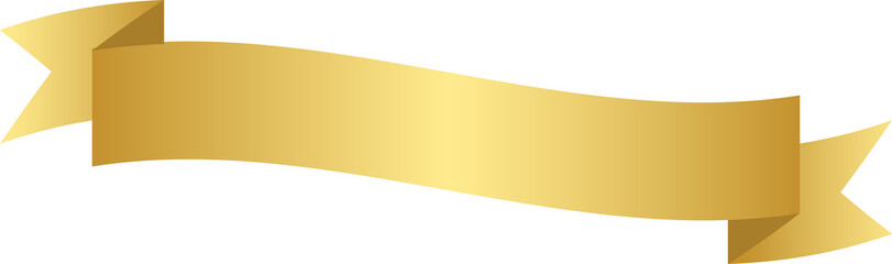 Gold Ribbon Banner