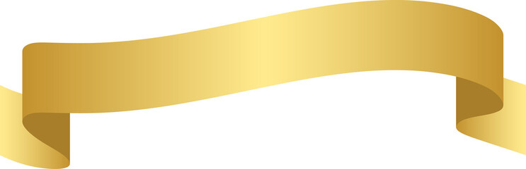 Gold Ribbon Banner
