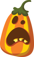 Cute pumpkin halloween