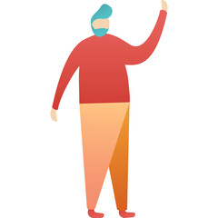 Man winner rejoice business victory and success