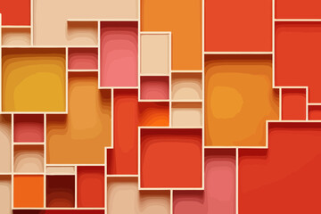 dynamic orange textured background design in 3d style, banner