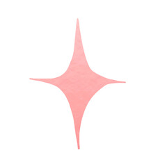 Obraz premium Pink Metallic Star Decoration