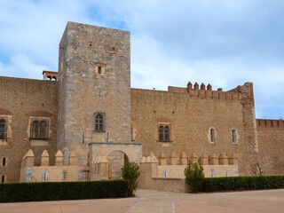 Fototapeta na wymiar Palace of the Kings of Majorca in Perpignan..