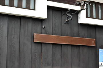 飛騨高山の町並みとコーヒー店