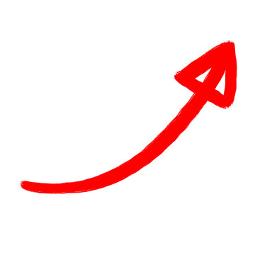 recommend clip art: red arrow up line hand drawn