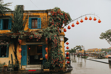 Rainy day at Old Town Hoi An, Vietnam