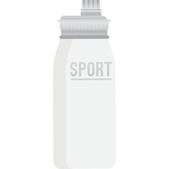 Sports bottle for water or energetic drink icon