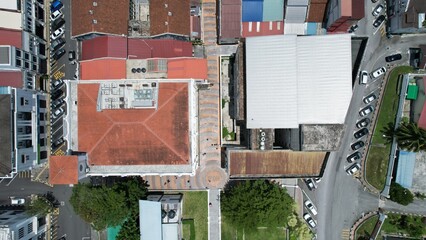 Ipoh, Malaysia - September 24, 2022: The Landmark Buildings and Tourist Attractions of Ipoh