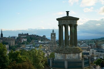 Fototapeta na wymiar Edinburgh Scotland 2022 August