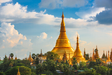 Pagodas of Yangon, Myanmar