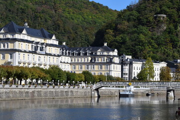 Fototapeta na wymiar Altstadt Bad Ems an der Lahn, Kurport und Welterbe