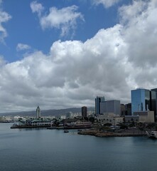 Obraz premium city harbour bridge
