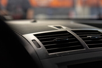 Fototapeta na wymiar Car ventilation nozzle