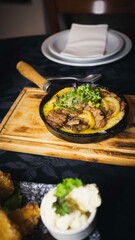 provoleta with molleja