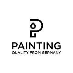 P Letter Logo Design Vector Template