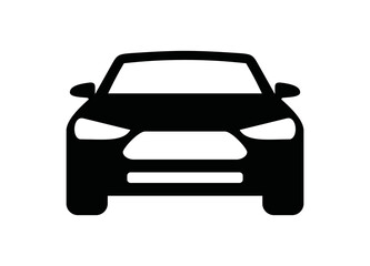 Car icon vector. vehicle silhouette