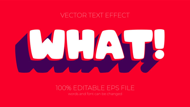 what editable text effect style, EPS editable text effect