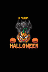 is-coming-Halloween-t-shirt-design