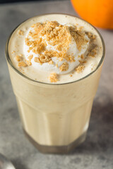 Homemade Pumpkin Spice Milk Shake