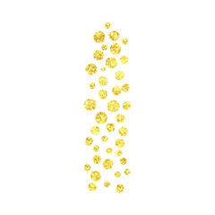 Gold Glitter Dots