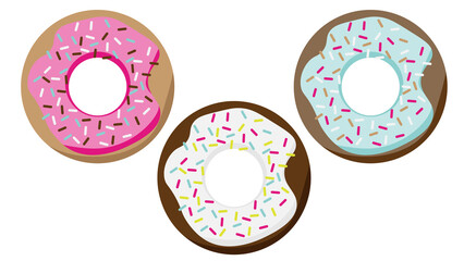 ドーナツのイラスト