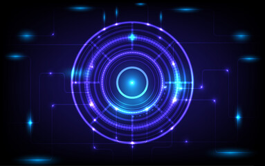 Abstract digital technology operational system cyber background Hi-tech communication concept futuristic digital innovation background vector designs.