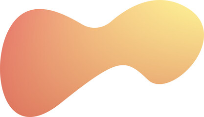 Blob design shape. PNG with transparent background