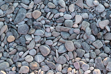 texture: rocky beach floor close-up