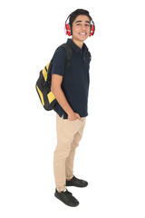 Backpack and earphone