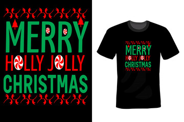 Christmas Day T-shirt Design template