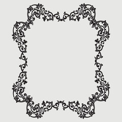 Frame, in the style of an ornament, Vector illustration eps 10, Art.