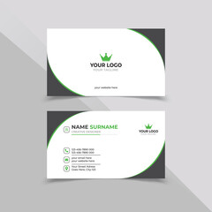 Fototapeta premium Creative Business Card Design Template