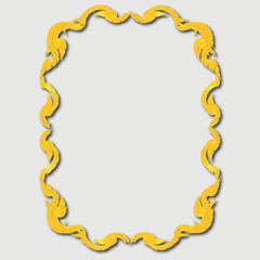 Frame, in the style of an ornament, Vector illustration eps 10, Art.