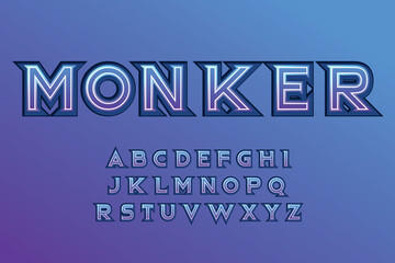 alphabet font 