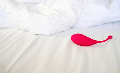 Sexual toy for women. Pulse vibrating stimulator egg.