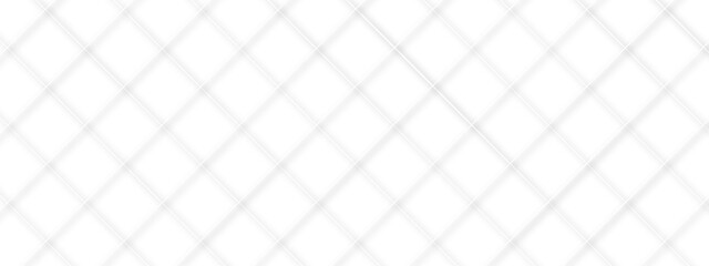 Fototapeta premium Abstract white geometric overlapping square pattern, design of technology background with shadow. Vector illustration. You can use for add, poster, design artwork, template, banner, wallpaper