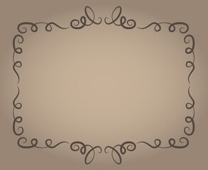 Hand drawn elements and monograms.