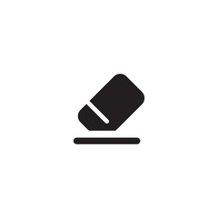 Eraser Stationery Icon Vector Illustration